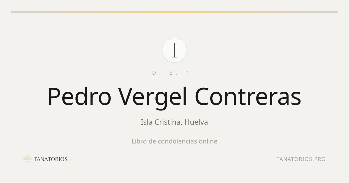 Memorial de Pedro Vergel Contreras