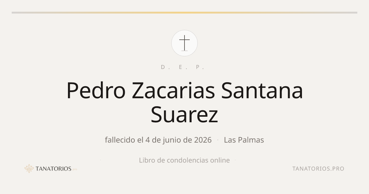 Memorial de Pedro Zacarias Santana Suarez