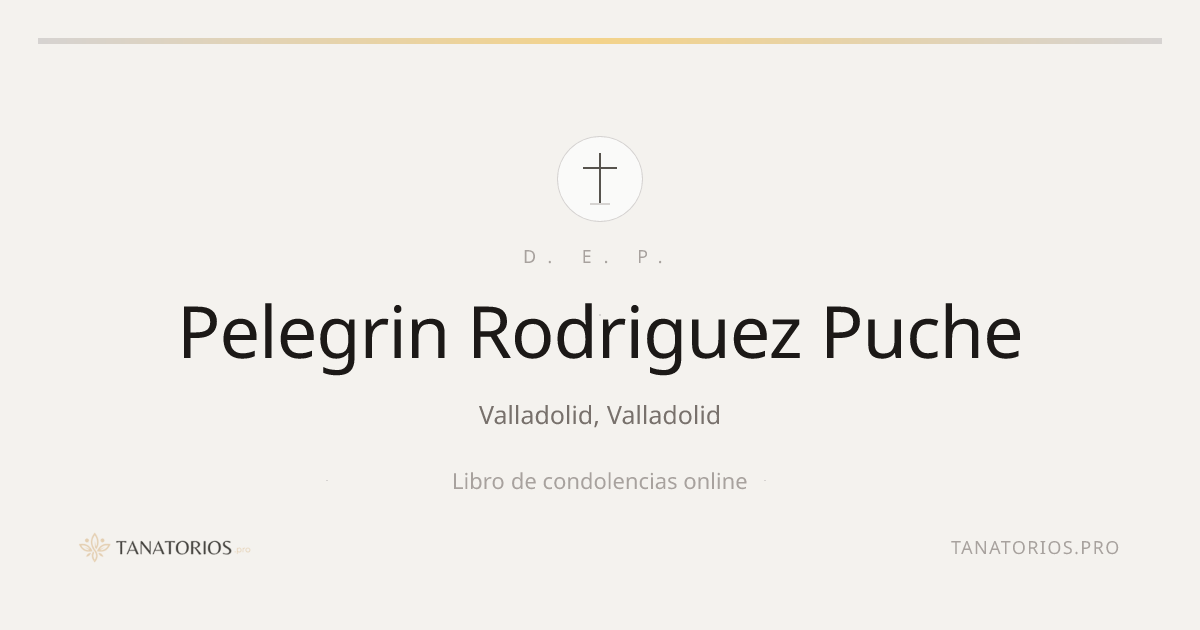 Memorial de Pelegrin Rodriguez Puche