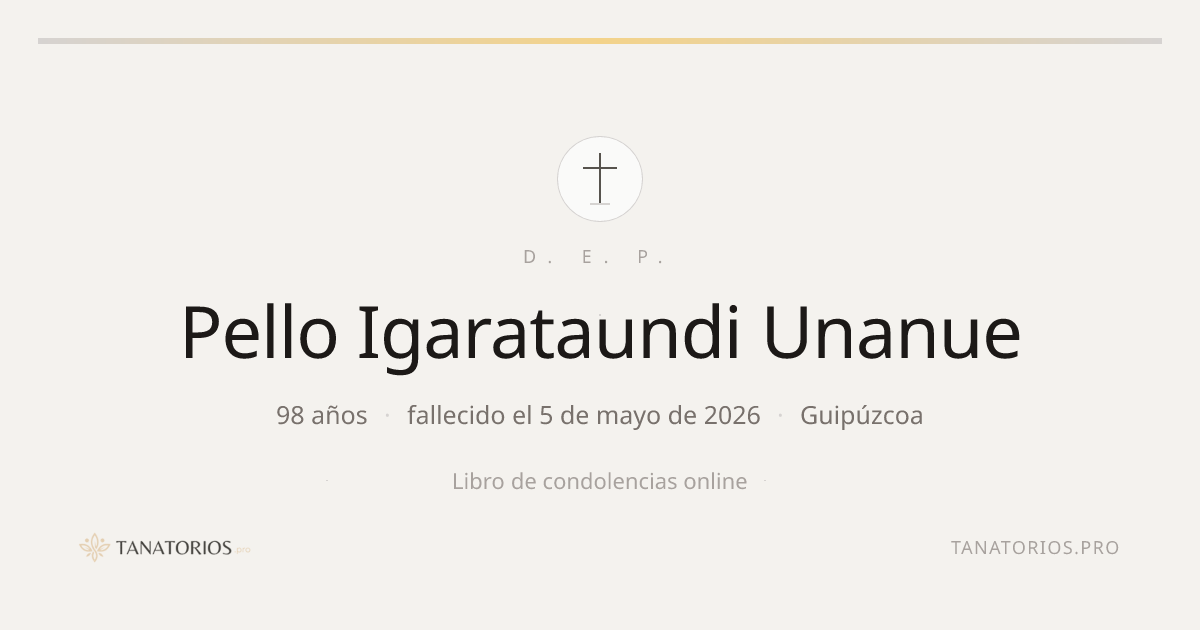 Memorial de Pello Igarataundi Unanue
