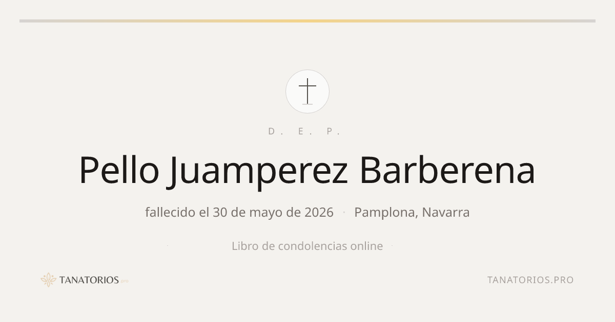 Memorial de Pello Juamperez Barberena