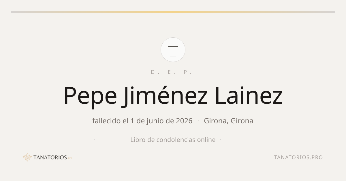 Memorial de Pepe Jiménez Lainez