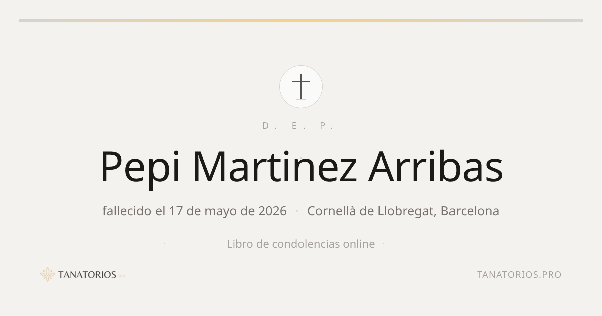 Memorial de Pepi Martinez Arribas