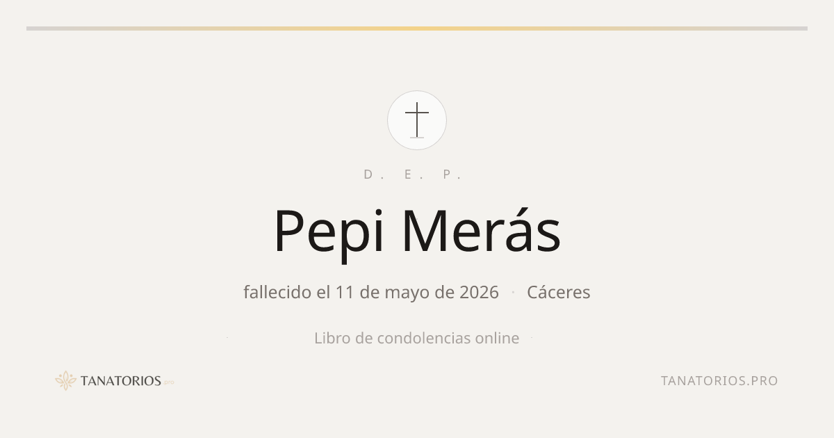 Memorial de Pepi Merás