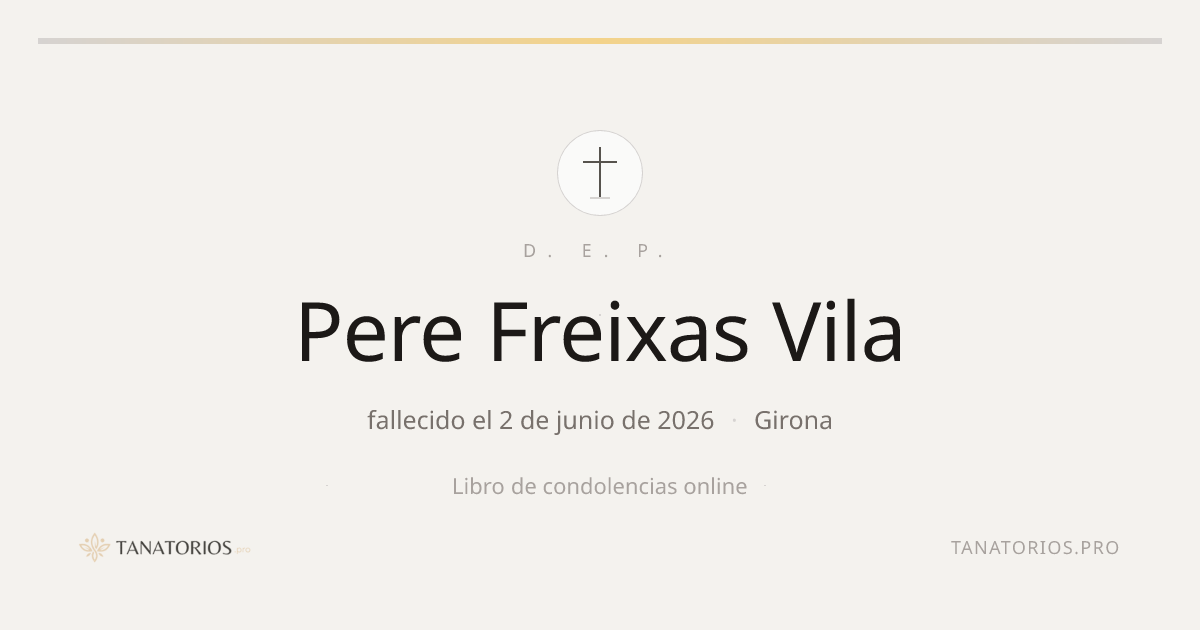 Memorial de Pere Freixas Vila