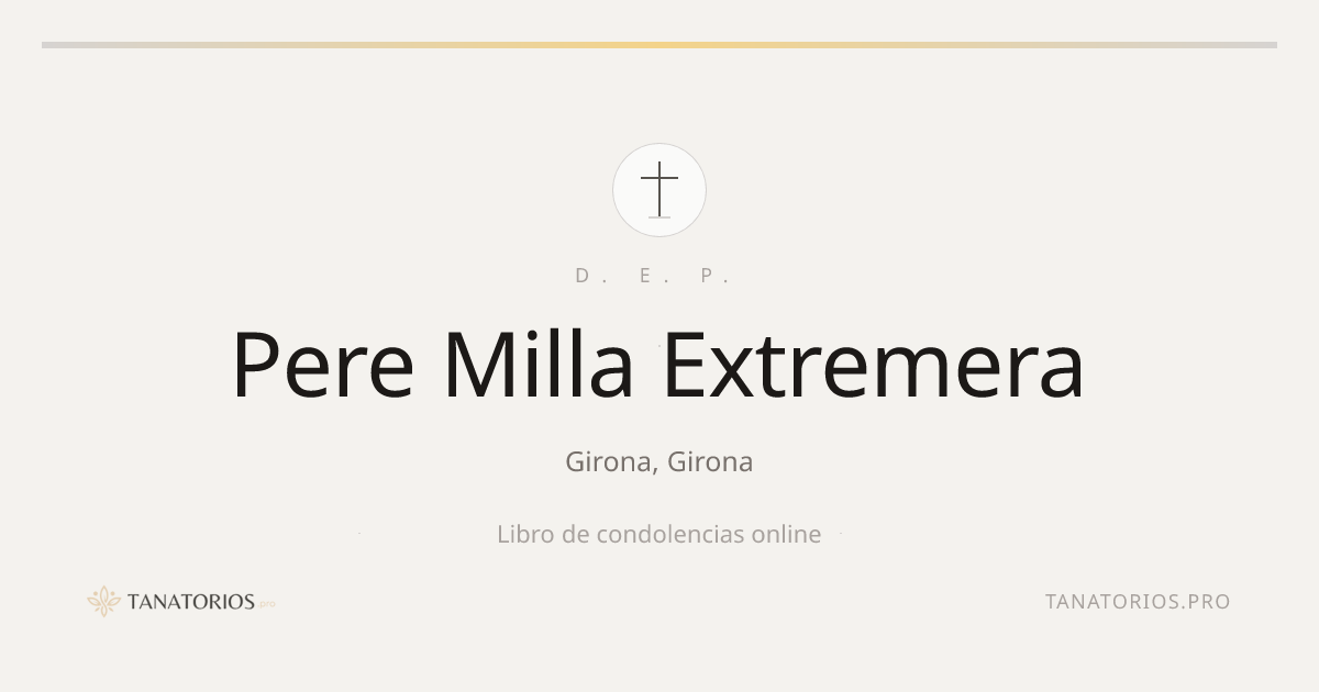 Memorial de Pere Milla Extremera