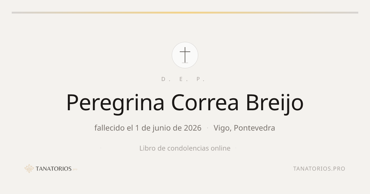 Memorial de Peregrina Correa Breijo