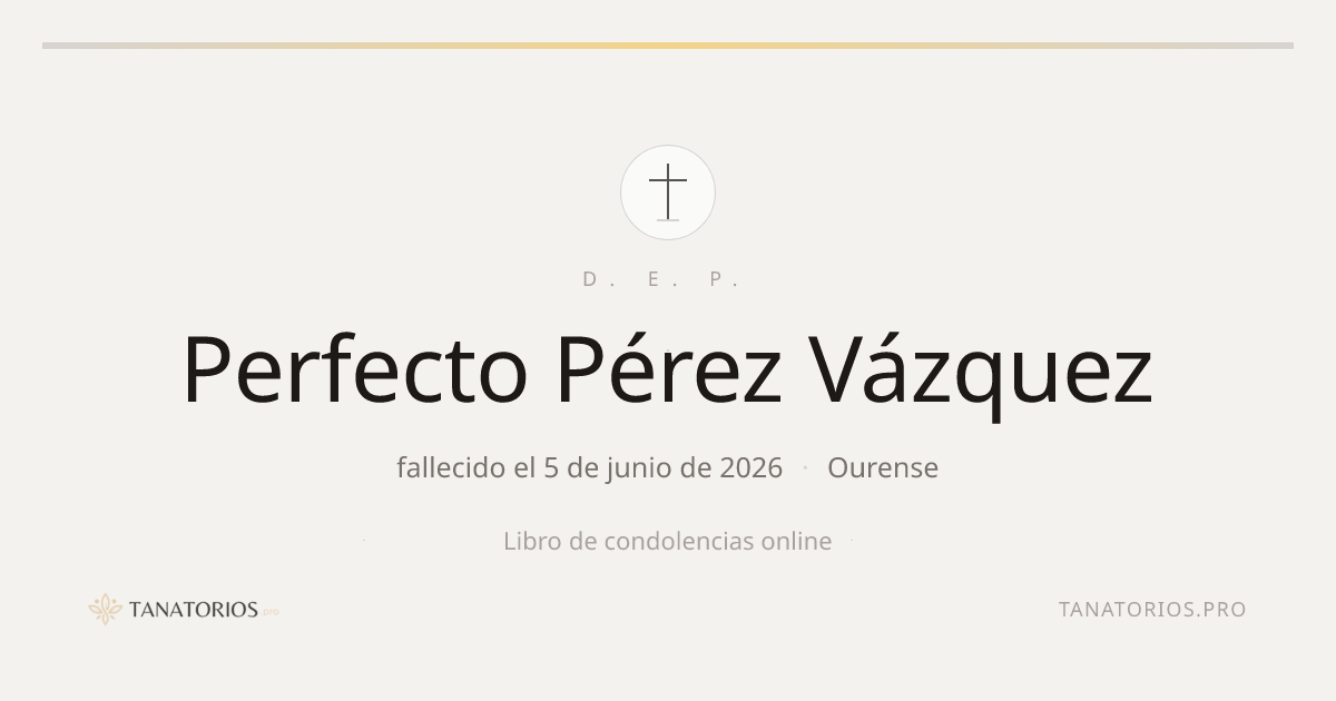 Memorial de Perfecto Pérez Vázquez