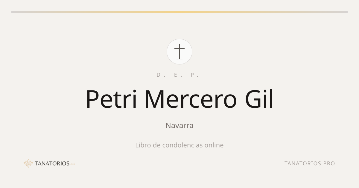 Memorial de Petri Mercero Gil