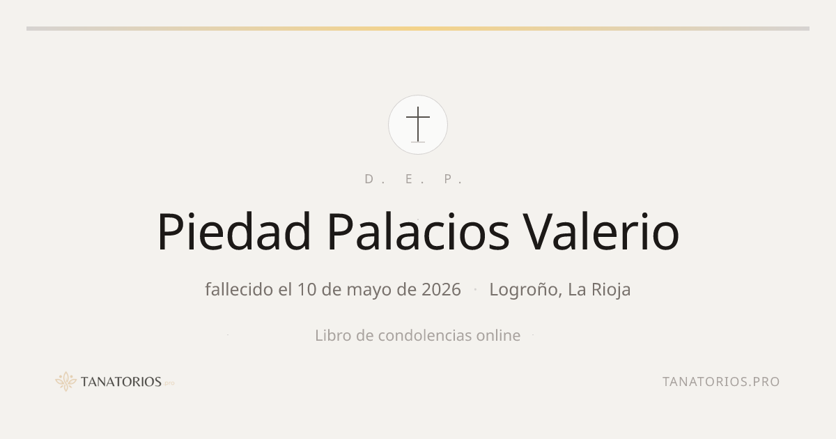 Memorial de Piedad Palacios Valerio