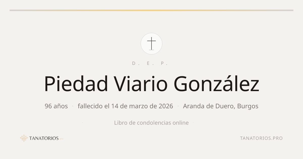 Memorial de Piedad Viario González