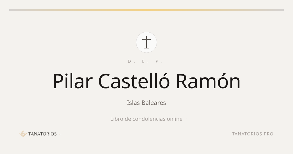 Memorial de Pilar Castelló Ramón