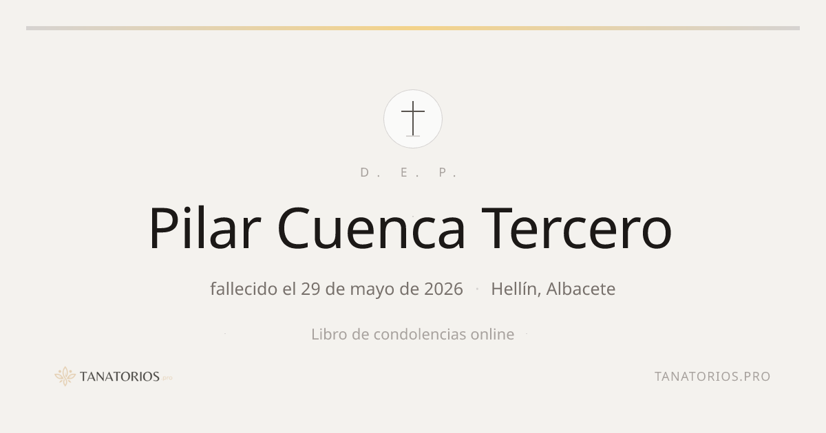Memorial de Pilar Cuenca Tercero