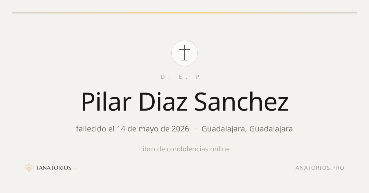 Memorial de Pilar Diaz Sanchez