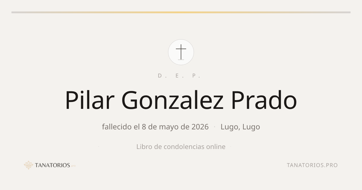 Memorial de Pilar Gonzalez Prado
