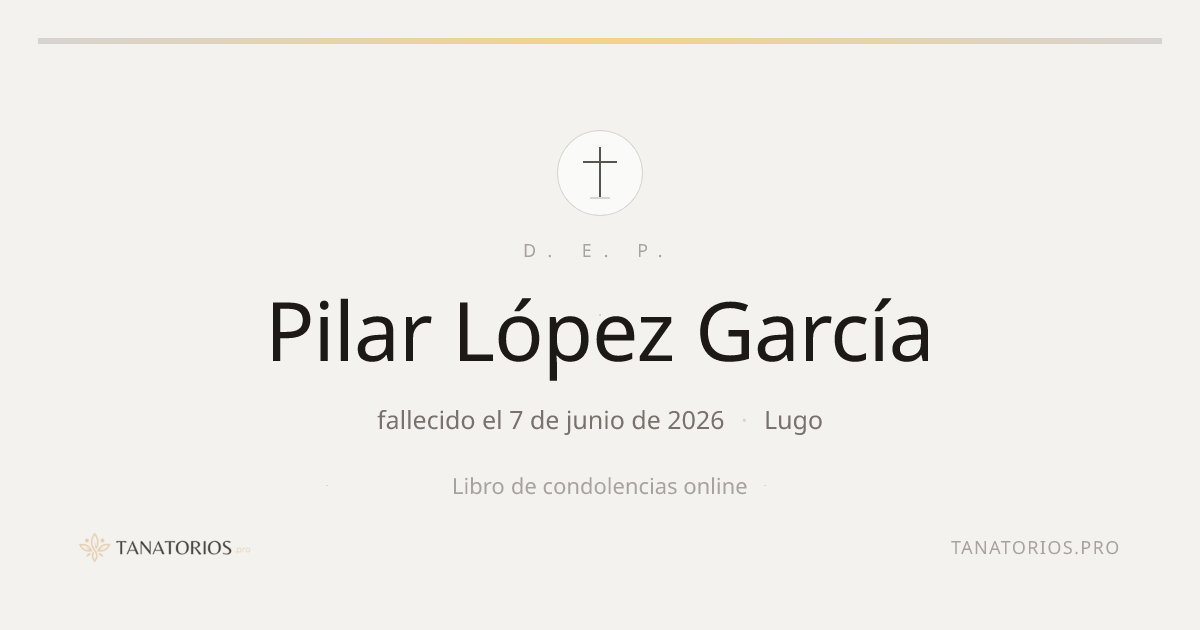 Memorial de Pilar López García
