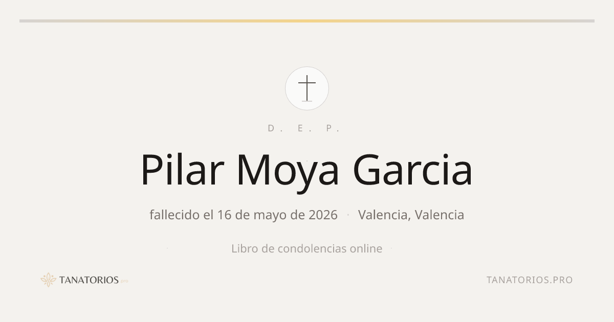 Memorial de Pilar Moya Garcia