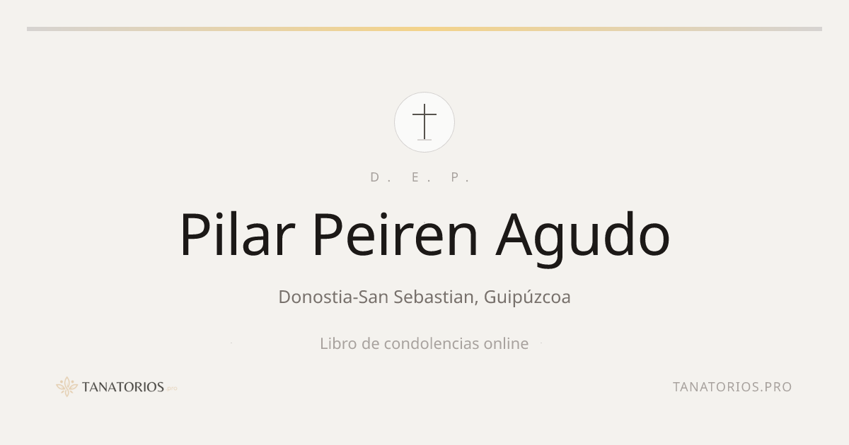 Memorial de Pilar Peiren Agudo