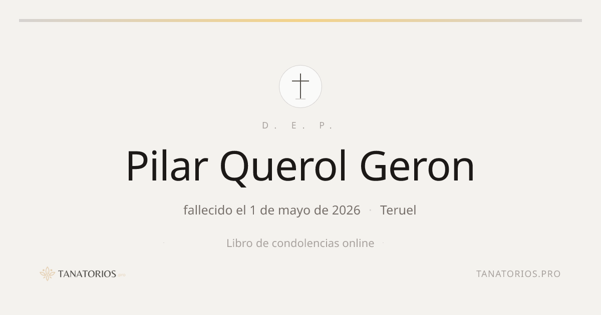 Memorial de Pilar Querol Geron
