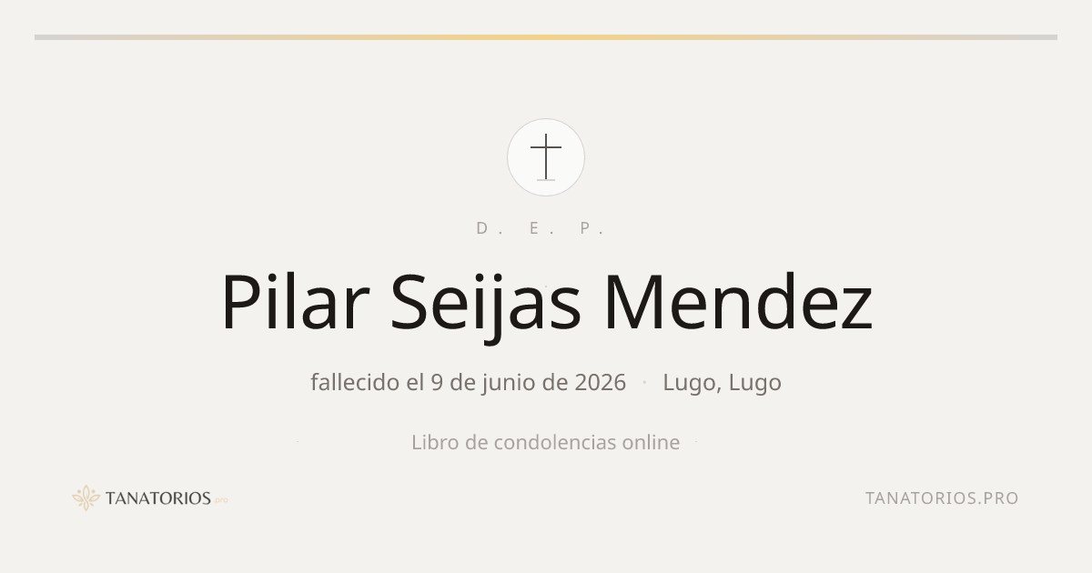 Memorial de Pilar Seijas Mendez