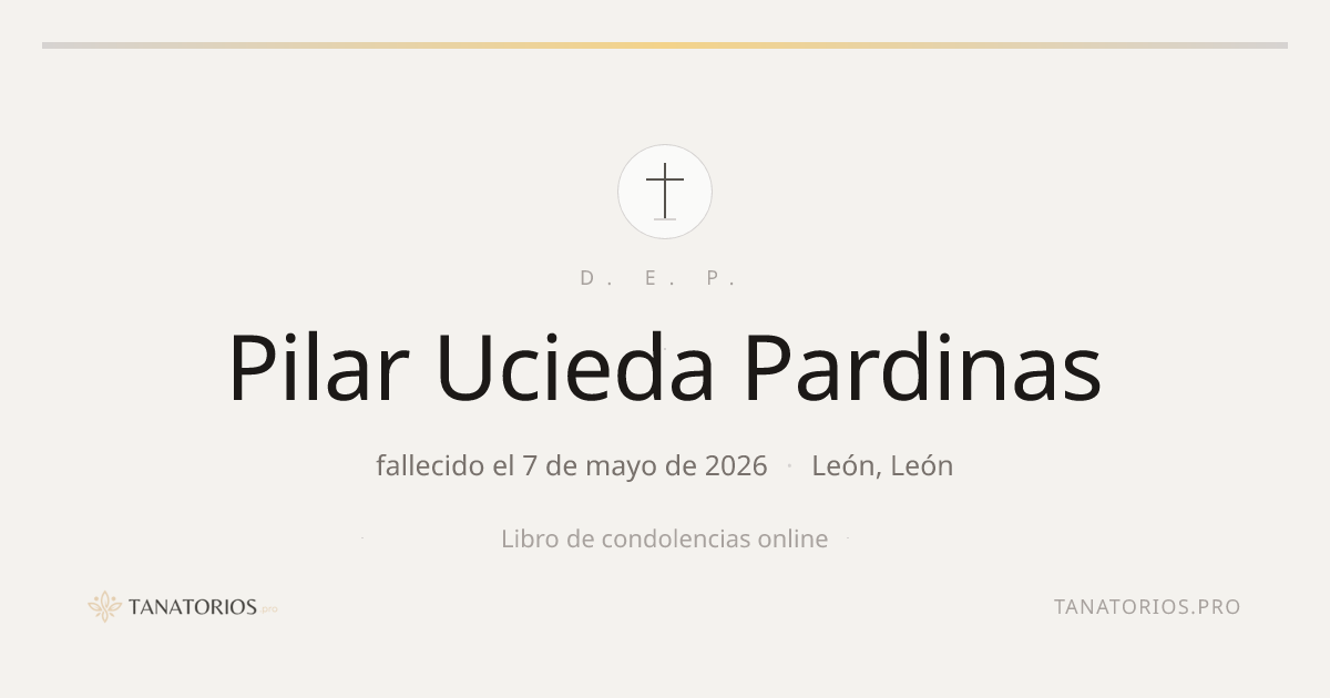 Memorial de Pilar Ucieda Pardinas