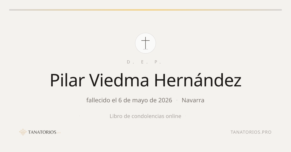 Memorial de Pilar  Viedma Hernández
