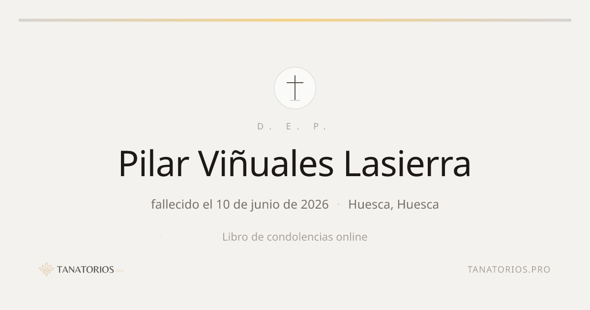 Memorial de Pilar Viñuales Lasierra