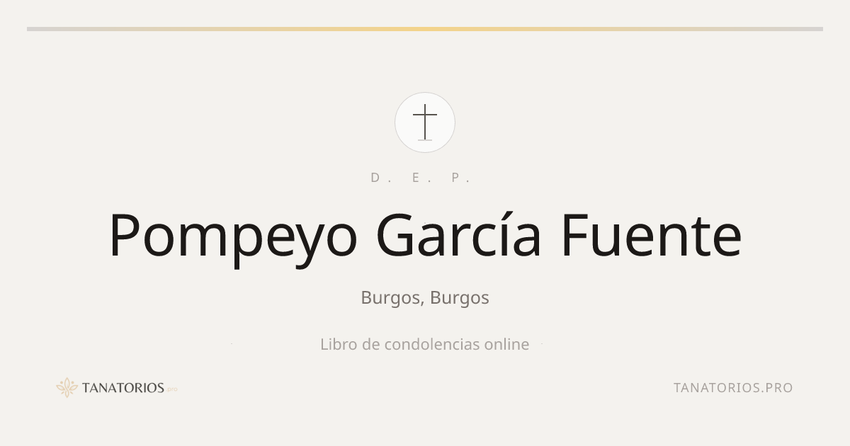 Memorial de Pompeyo García Fuente