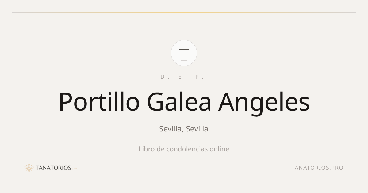 Memorial de Portillo Galea Angeles