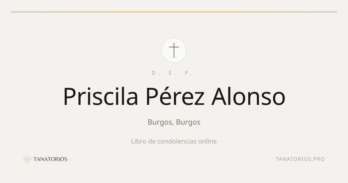 Memorial de Priscila Pérez Alonso