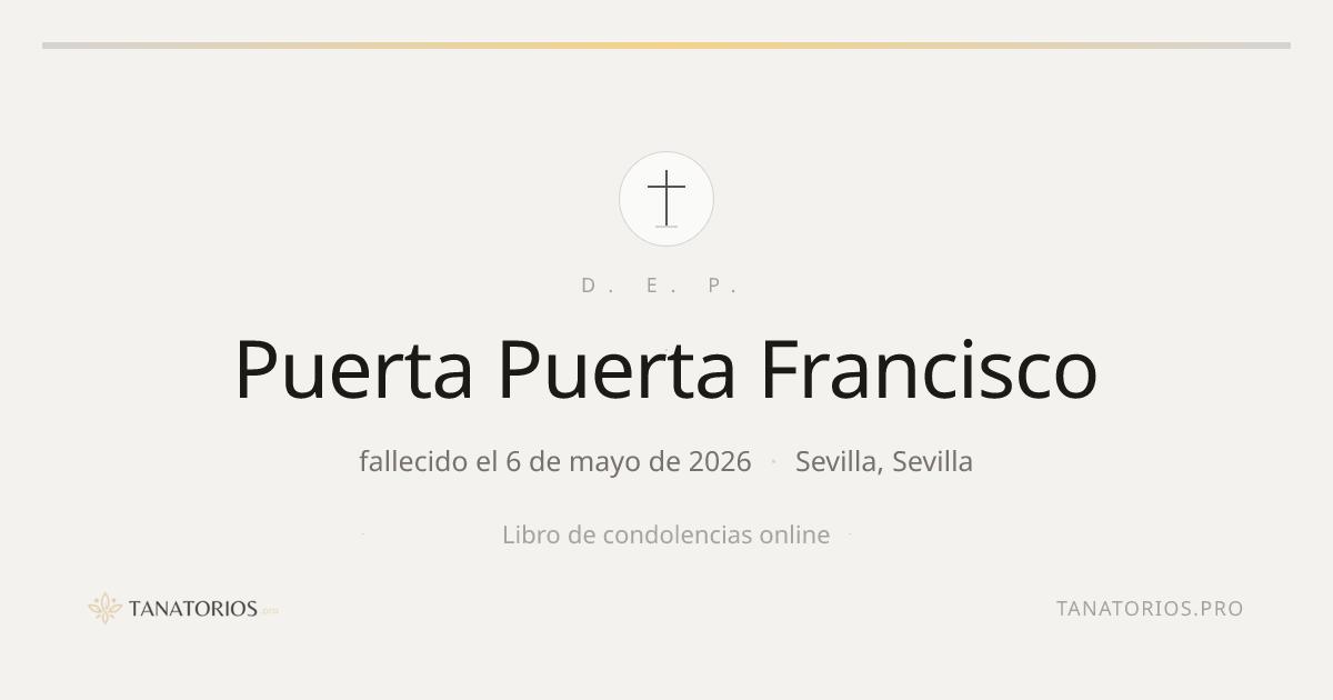 Memorial de Puerta Puerta Francisco