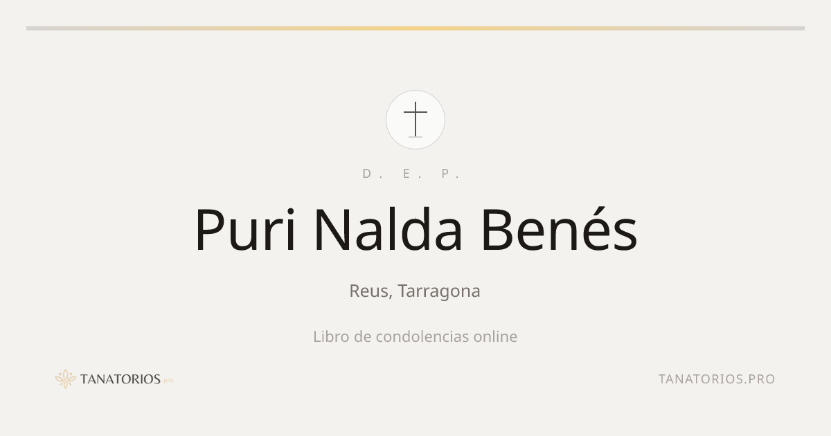 Memorial de Puri Nalda Benés