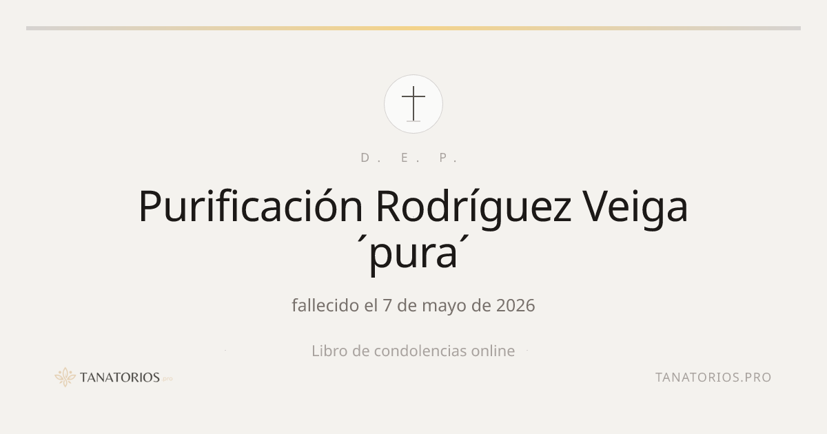 Memorial de Purificación Rodríguez Veiga ´pura´