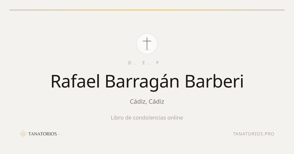 Memorial de Rafael Barragán Barberi