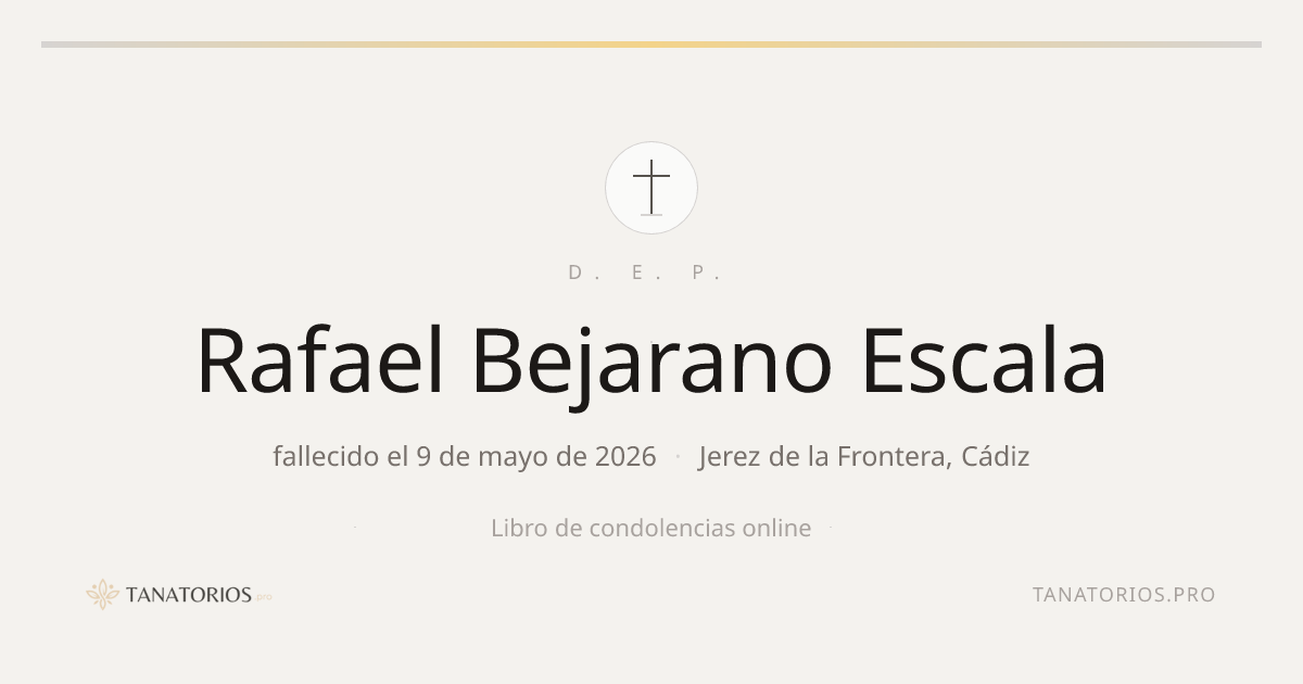 Memorial de Rafael Bejarano Escala