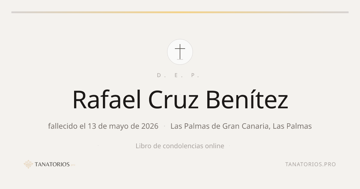 Memorial de Rafael Cruz Benítez