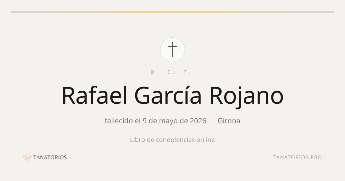 Memorial de Rafael García Rojano