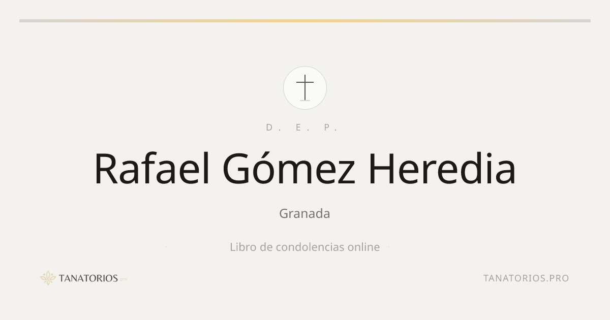 Memorial de Rafael Gómez Heredia