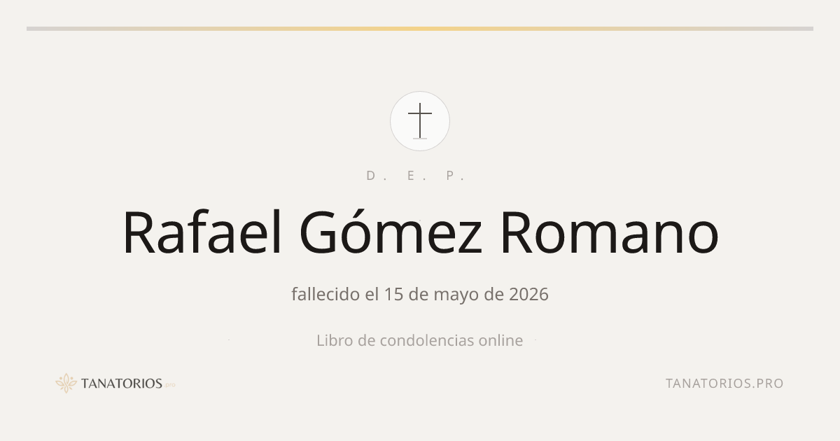 Memorial de Rafael Gómez Romano