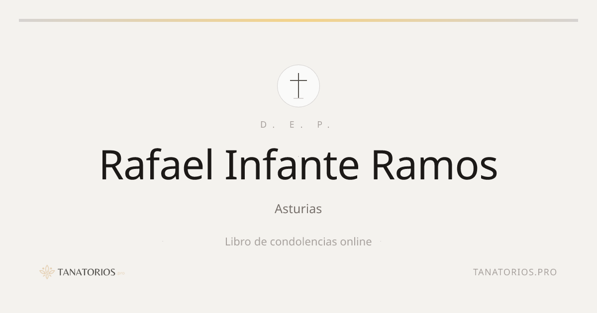 Memorial de Rafael Infante Ramos
