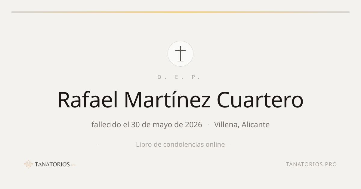 Memorial de Rafael Martínez Cuartero