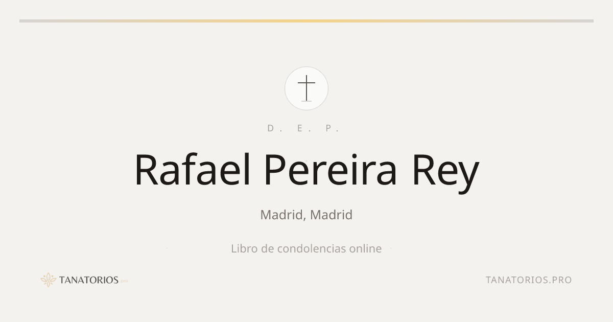 Memorial de Rafael Pereira Rey