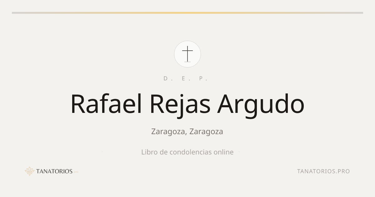 Memorial de Rafael Rejas Argudo