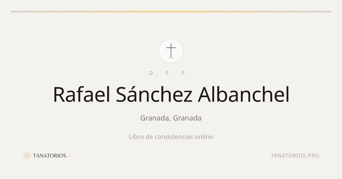 Memorial de Rafael Sánchez Albanchel
