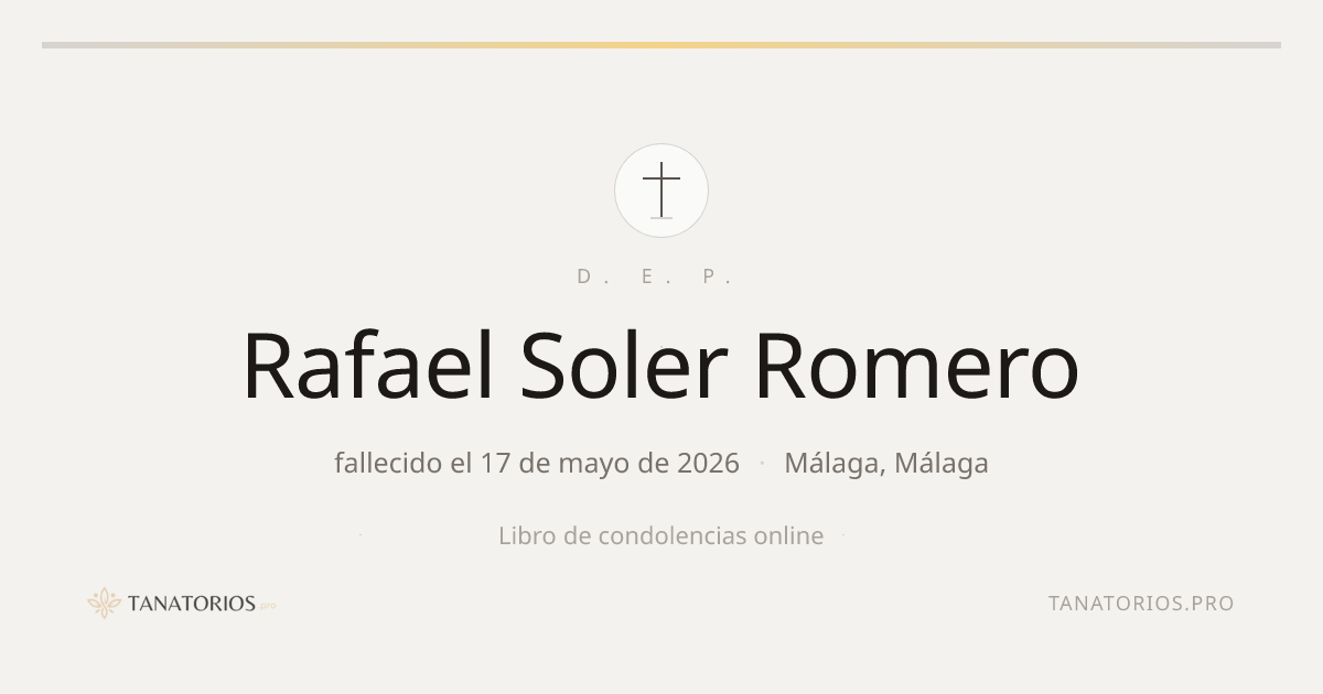 Memorial de Rafael Soler Romero
