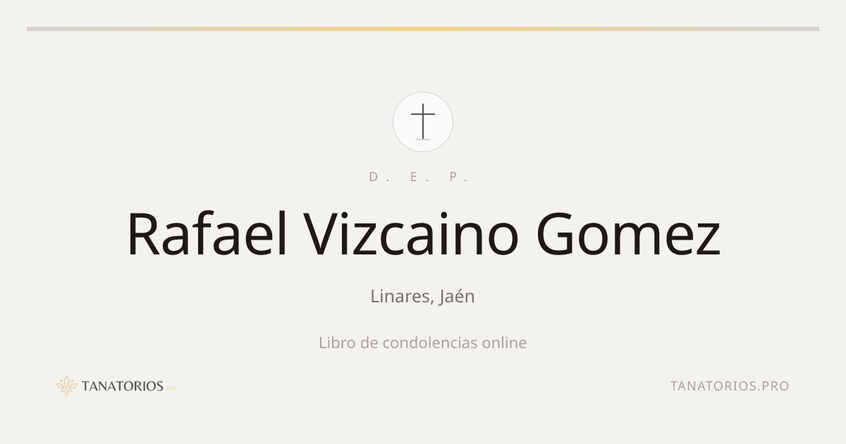 Memorial de Rafael Vizcaino Gomez