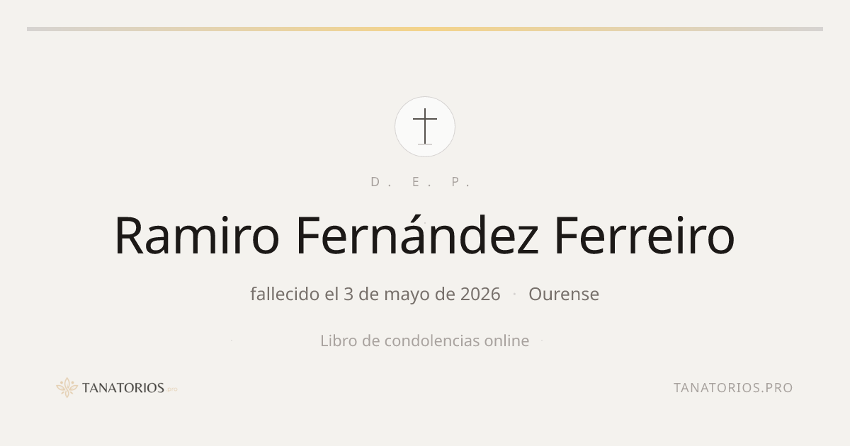 Memorial de Ramiro Fernández Ferreiro