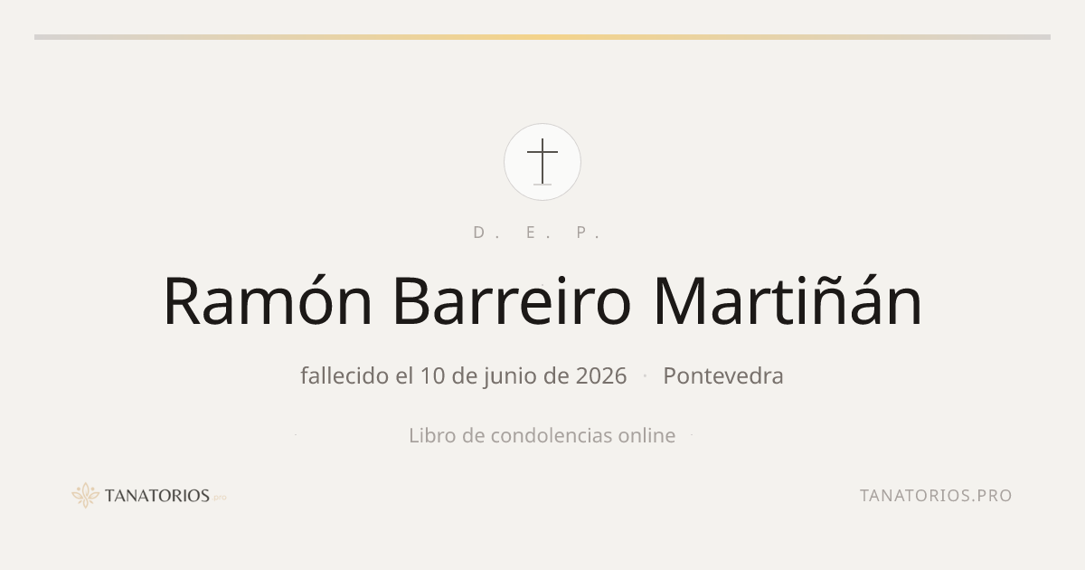 Memorial de Ramón Barreiro Martiñán