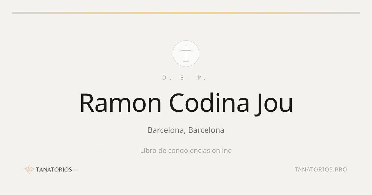 Memorial de Ramon Codina Jou