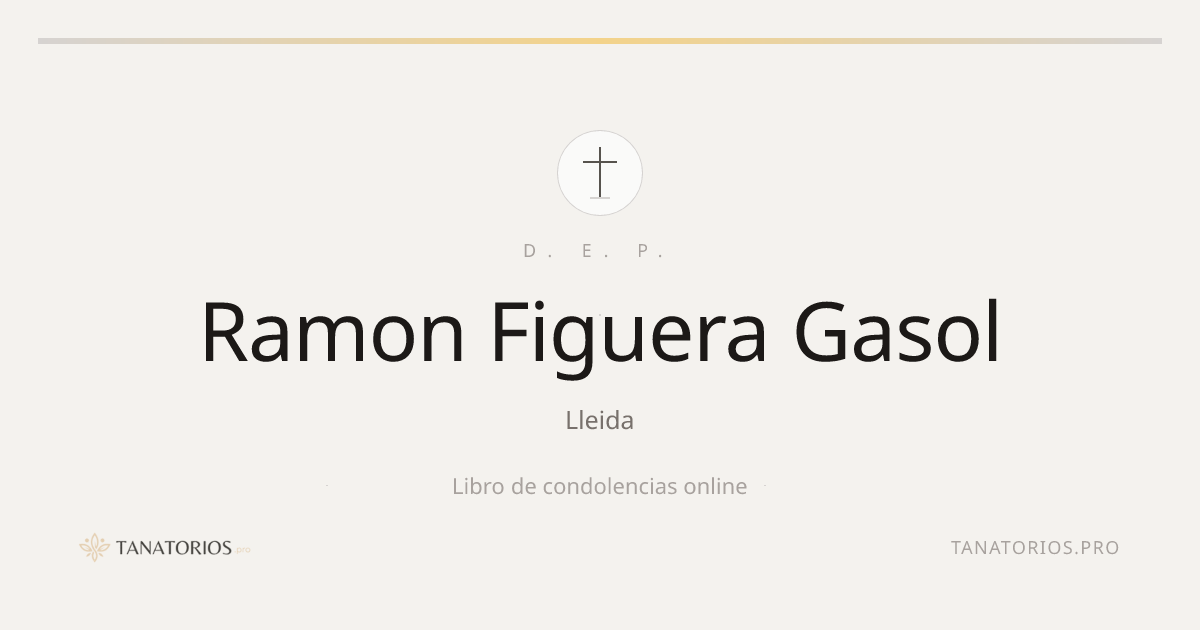Memorial de Ramon Figuera Gasol